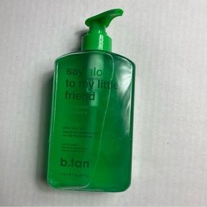 b. Tan “say aloe to my little friend”